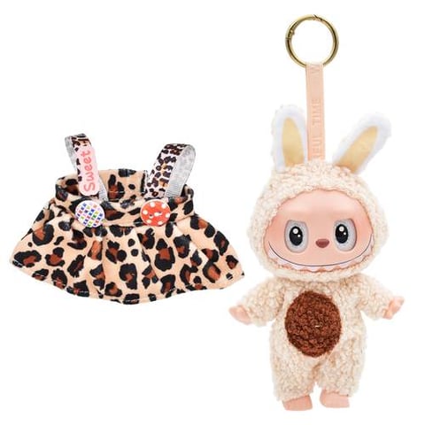 A Small Doll Dressed As A Rabbit In A Dress - Dolls