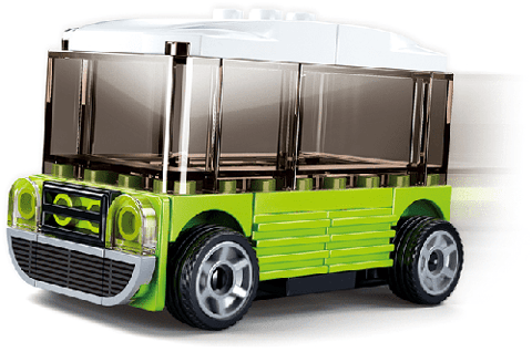 Sluban Power Bricks Series - Bus Building Blocks 41PCS - For Age 6+ Years Old