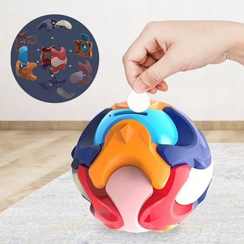 Interactive Collectible Puzzle Ball And Savings Box For Children - Educational Toys
