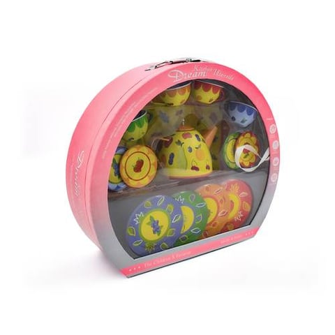 Tea Set - Pretend Tea Party In Bright Colors And Dainty Design