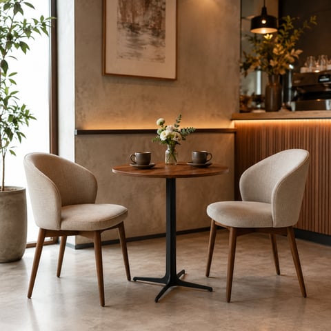 طاولة كافيه ميلامين دائري 60*60 