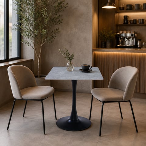 طاولة كافيه سيراميك مربع 70*70 