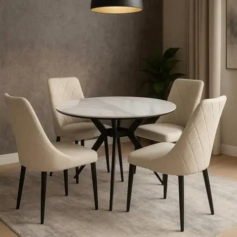 طاولة طعام سيراميك فاخرة 4*1