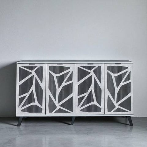دولاب استقبال بأربعة أبواب تصميم أنيق وعصري