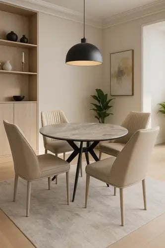 طاولة طعام سيراميك فاخرة 4*1