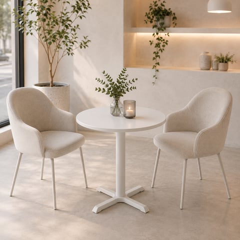 طاولة كافيه حديد 70*70