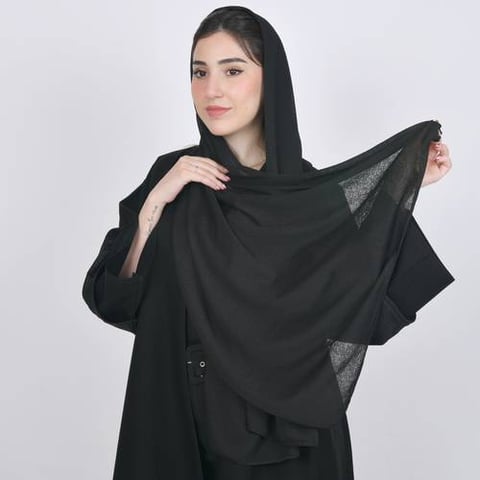 طرحه شاش بلون الاسود