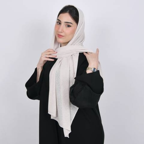 طرحه شاش بلون أبيض 