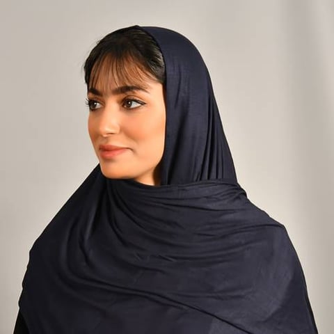 طرحه قطنية لون اسود