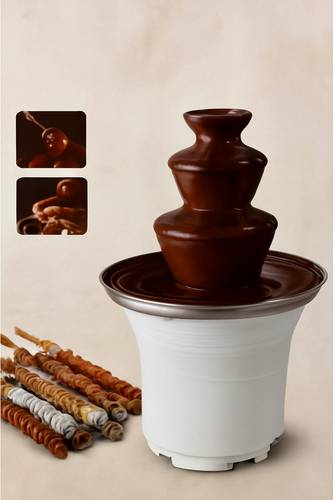 نافورة شوكولاتة 3 طبقات  بحجم 21*15سم 25واط