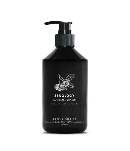 غسول اليدين سيتروس نوبيليس من زينولوجي 300 مل | Citrus Nobilis Rinse-Free Hand Gel by Zenology 300ml