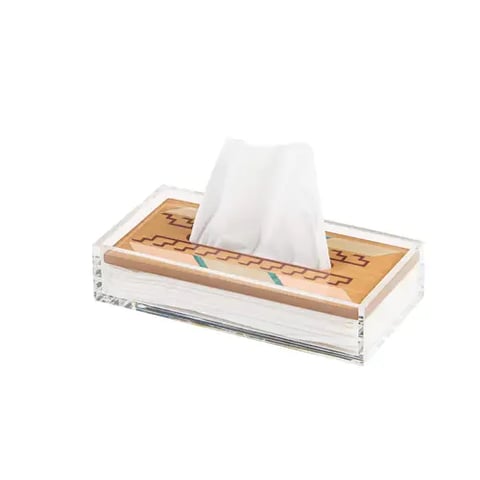 Rectangle Tissue Box - Linear Pattern By AYA