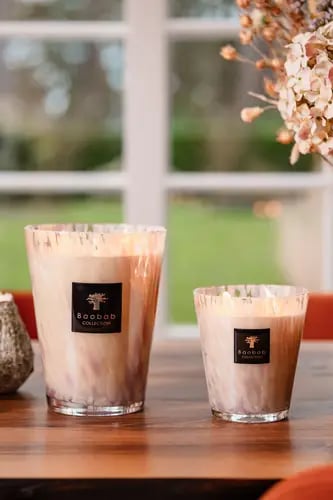 SCENTED CANDLE WHITE PEARLS By Baobab