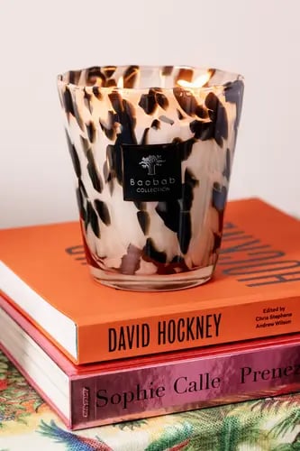 SCENTED CANDLE PEARLS BLACK By Baobab