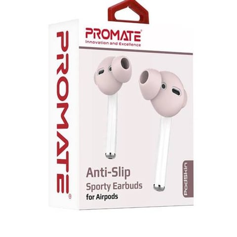 وسادات أذن لسماعات أيربودز مضادة للانزلاق  Promate - Anti-Slip Sporty Earbuds For AirPods
