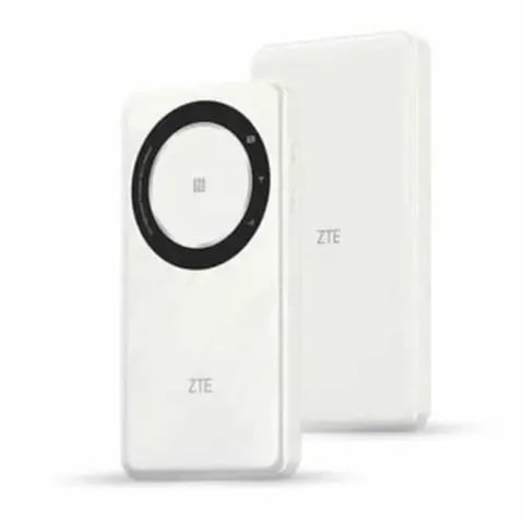 راوتر واي فاي محمول ZTE 5G آير U30 نقل بيانات 500 ميجابايت في الثانية - ابيض