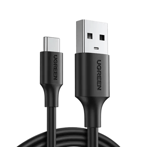 كيبل يوجرين USB الى USB-C بطول 2 م - اسود ربل