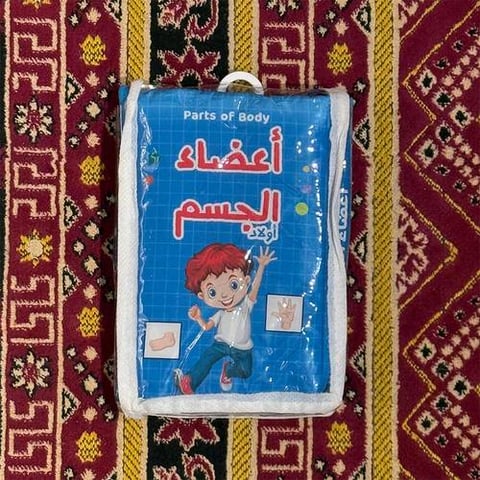 الكتاب القماشي - أعضاء الجسم (أولاد)