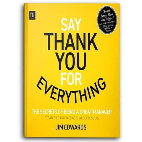 Say thank you for everything