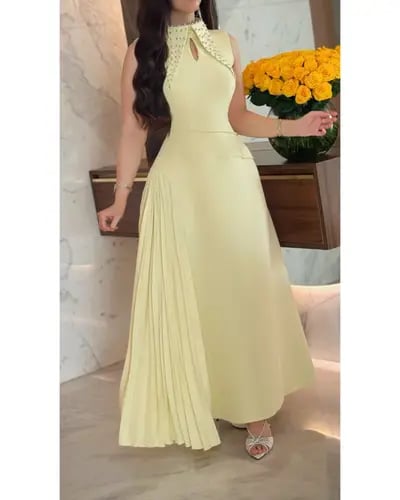 فستان ناعم انيق-9091