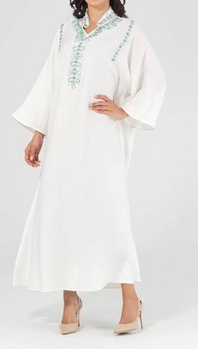 جلابيه انيقه ابيض-725