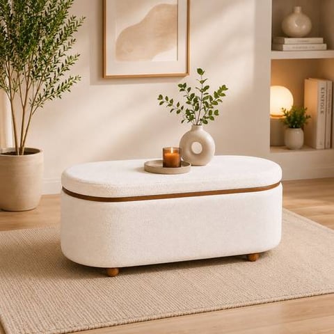صندوق الجلسة الفاخر “إيليت” – Ottoman Storage Bench