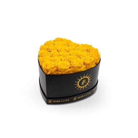 Rose & Life Blooming Heart of Passion Box | Colour: Yellow