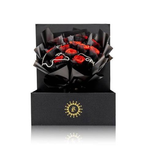 Rose & Life Scarlet Pearl Bouquet Large