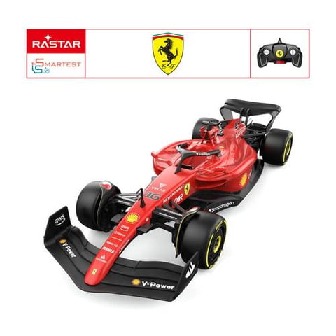سيارة لعبة فيراري F1 75 بتحكم عن بُعد، بمقياس 1:18