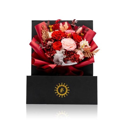 Rose & Life Scarlet Bloom Bouquet Large