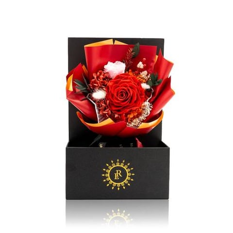 Rose & Life Crimson Love Bouquet Small