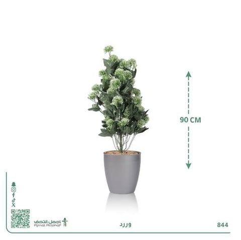 ورد صناعي أسطواني  90 سم