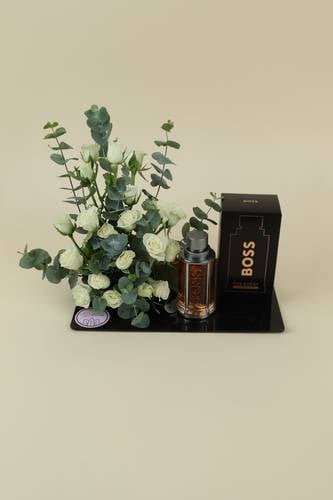 عطر هوجو بوس ذا سنت رجالي بحامل راقي