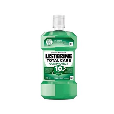 ‏Listerine Total Care Gum Protect - Fresh Mint (250 ml)