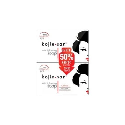  -Kojie San Kojic Acid Soap Skin Lightenin2PCS