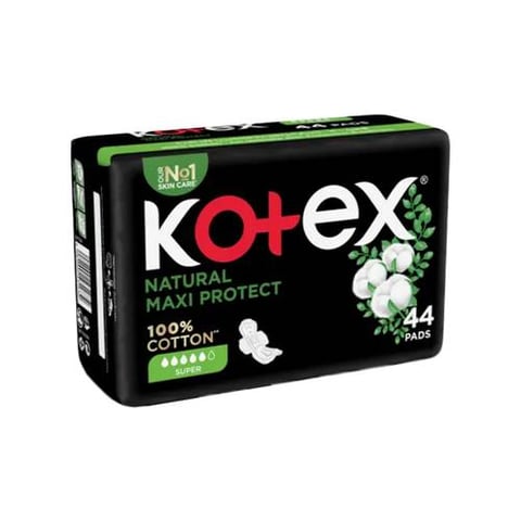 Kotex Fem Napkins Cotton Maxi Super 44 pcs