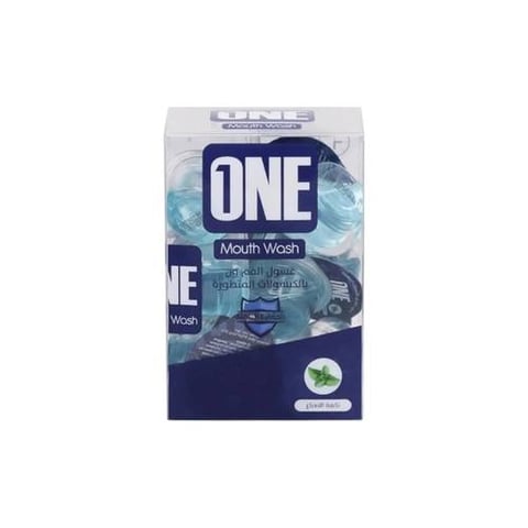 One Mouthwash Capsules in Mint Flavor - 20 Capsules x15ml