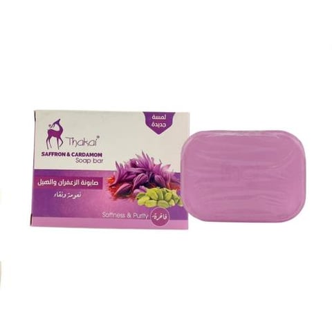 Thakai Saffron & Cardamom Soap Bar - 100 G