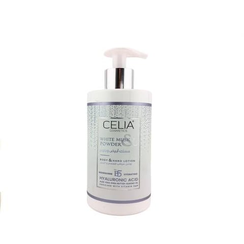Celia White Musk & Powder Body & Hand Lotion