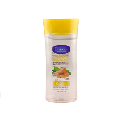 Disaar Turmeric Body Oil Gel - Hydrating & Brightening (200ml)