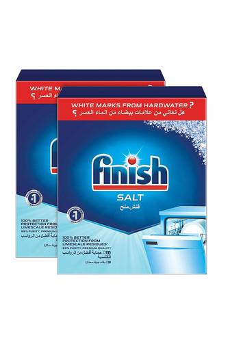 Finish Dishwasher Salt 2 kg – Pack of 2