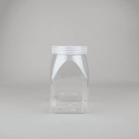 Square transparent jar 870 ml – ASG