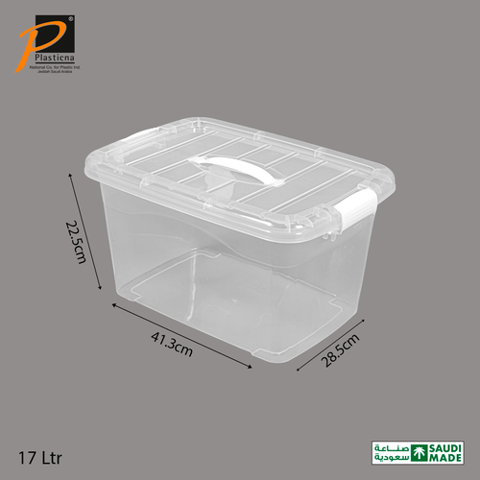 Storage box with handle  17 Ltr 398