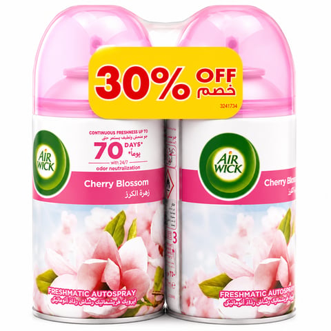 معطر غيار 250 مل 2 حبة زهرة الكرز ايرويك