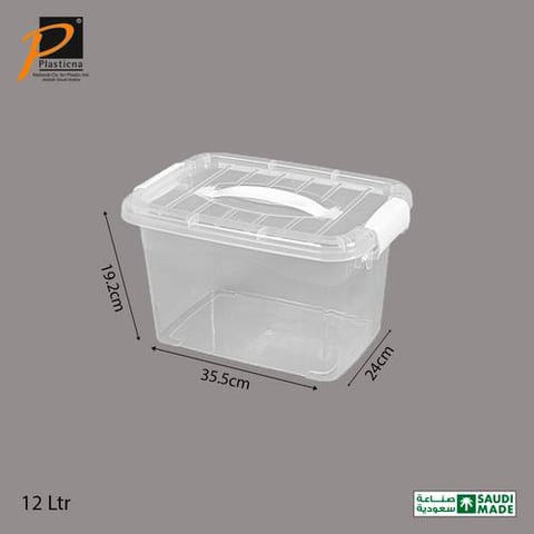 Storage box with handle  12 Ltr 397