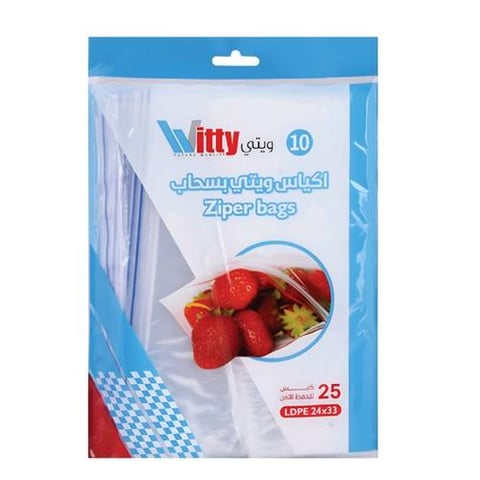 Witty Ziplock Bags No. 10 – 33 × 24 cm 