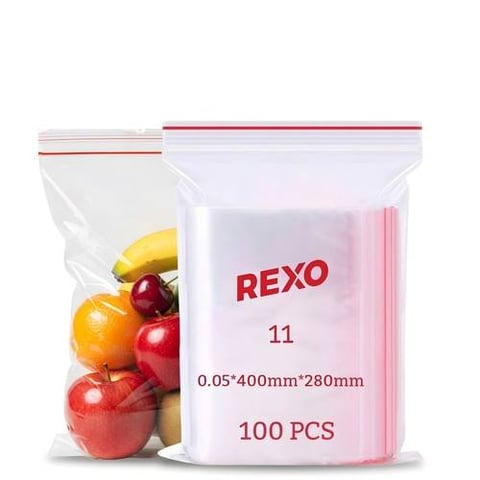 Rexo Ziplock Bags No. 11 – 40 × 28 cm
