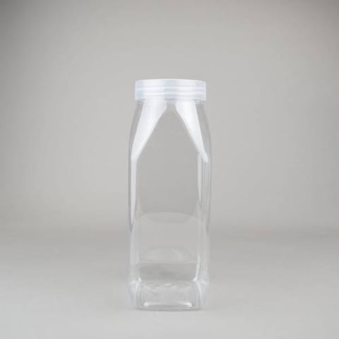 Square transparent jar 1200 ml – ASG