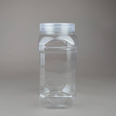 Square transparent jar 610 ml – ASG