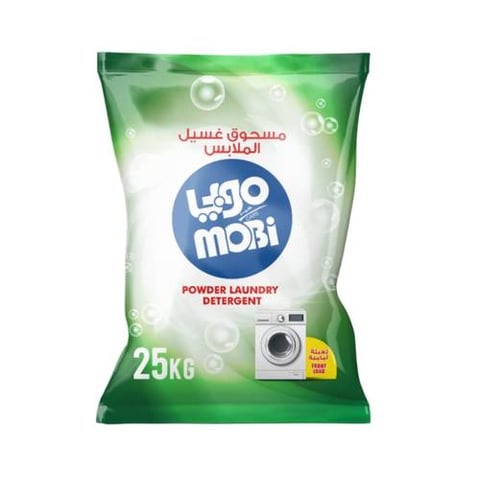 صابون مسحوق 25 كيلو اخضر موبي